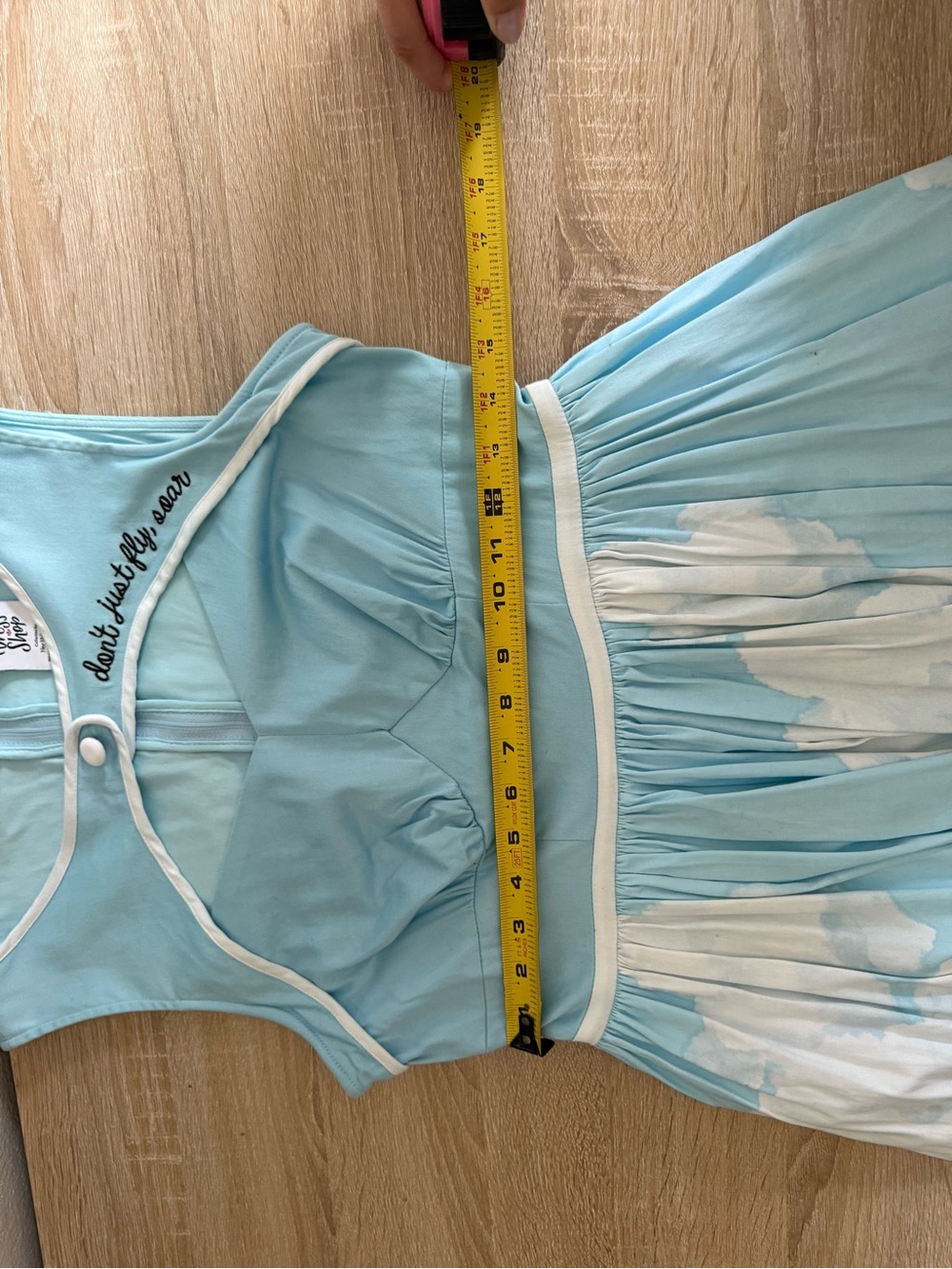 The Dress Shop Disney Parks Dumbo Dress Sz M light blue retro - Picture 6 of 10